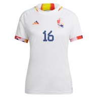 Belgien Thorgan Hazard #16 Udebanetrøje Dame VM 2022 Kortærmet